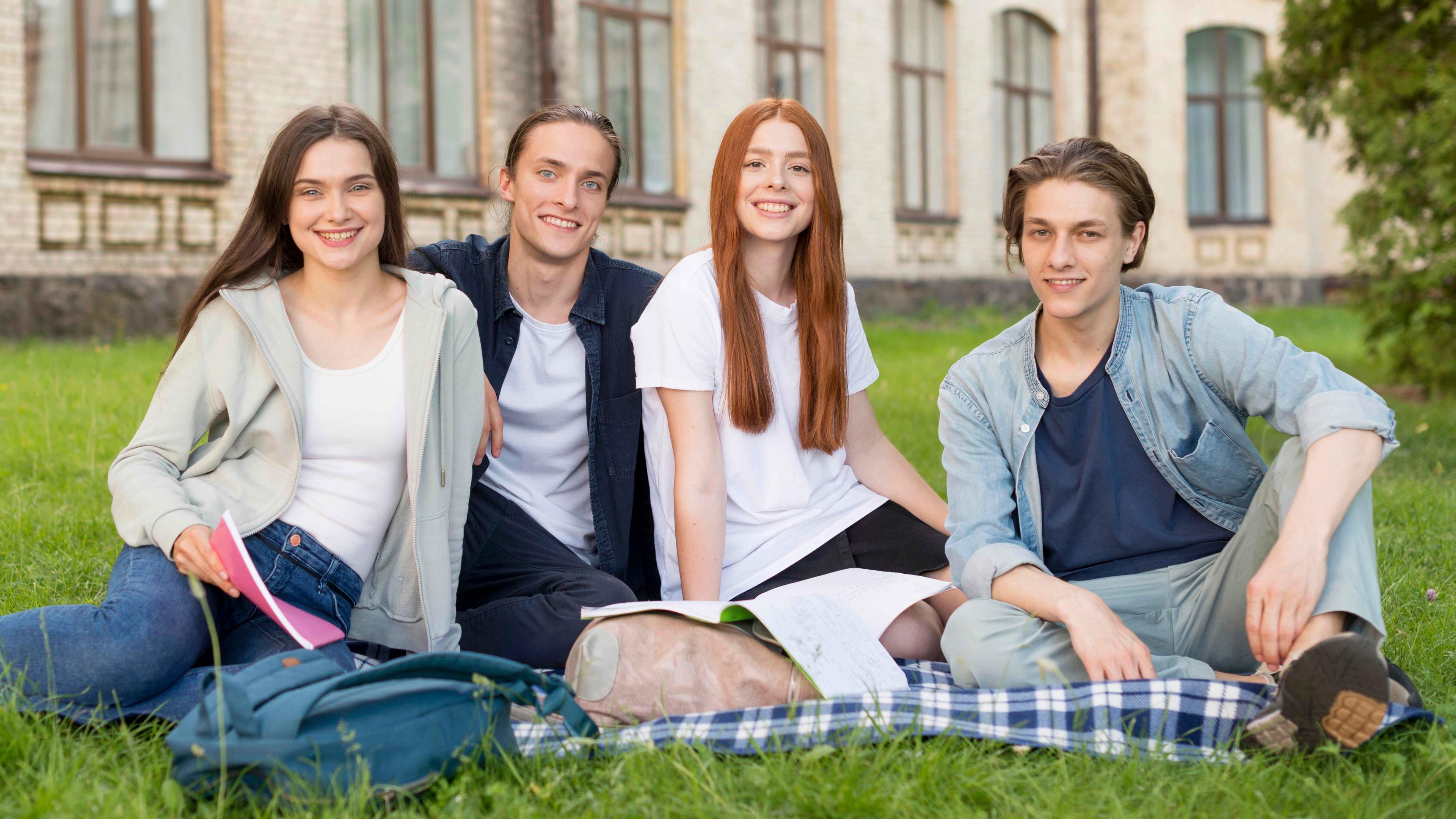 Diverse students on an Australian campus